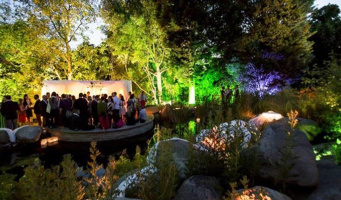 london venues with outside space at the lookout